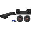 image2 10quot 2Ohm SubwoofersBedlined Downfire Box for 20192020 Dodge Ram Crew Cab