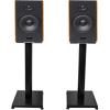 image2 RockvilIe HD5 5quot Powered Bookshelf Speakers Bluetooth Monitors w21 Stands