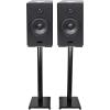 image2 RockvilIe HD5B 5quot Powered Bookshelf Speakers Bluetooth Monitors w29 Stands