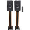image2 Rockville HD5 5quot Bluetooth Bookshelf Home Theater Speakers36quot Stands  Black