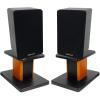 image2 Rockville RockShelf 54B Black 525quot Home Bookshelf Speakers8quot Wood Stands