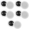 imageRockville 10 HC85 8quot Inch 700 Watt inCeiling Home Theater Speakers 8 Ohm