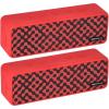 imageRockville 2 Faze Red 50w Portable Bluetooth Speakers wTWS Wireless Linking