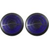 imageRockville 2 MS12LB 12quot 2800 Watt Black MarineBoat 12quot Free Air Subwoofers wLEDs
