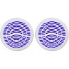 imageRockville 2 MS12LW 12quot 2800 Watt White MarineBoat 12quot Free Air Subwoofers wLED