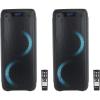 imageRockville 2 Rock Party 6 Dual 65quot Wireless Linking Battery Powered Speakers