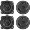 imageRockville 4 RV43A 4quot 3Way Car Speakers 1000 Watts  140w RMS CEA Rated Total