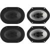 imageRockville 4 RV683A 6x8 3Way Car Speakers 1800 Watts340 Watts RMS CEA Rated