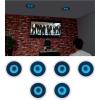 imageRockville 6 HC85BLED 8quot 700 Watt inCeiling Home Theater Speakers wBlue LED