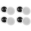 imageRockville 8 HC85 8quot Inch 700 Watt inCeiling Home Theater Speakers 8 Ohm