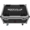imageRockville BEST CHARGE 60 Charging Road Case for 6 BEST PAR 60 Lights Durable Plywood and Aluminum Stackable with Wheels Foam Padding for Mobile DJs and Event Lighting