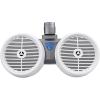 imageRockville DWB80B Dual 8quot 800W Marine Wakeboard Tower Speakers 4 Ohm ABS Enclosure Titanium Tweeter 360 Degree Swivel Mount Black for Boats Jeeps ATVs ampamp UTVsWhite