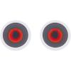 imageRockville Pair HC65LED 65quot 500 Watt inCeiling Home Theater Speakers 8 Ohm LED Effects Kevlar Cone Paintable Grill for Home Audio and EntertainmentRed