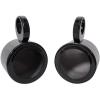 imageRockville Pair MAC525W 525quot Marine Wakeboard Tower Speaker Pods White PowderCoat Aluminum Waterproof Universal Mounting for Boats and ATVsBlack