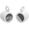 imageRockville Pair MAC65W 65quot White Aluminum Wakeboard Tower Speaker Pods Waterproof HighEfficiency Airspace Universal Fit for Marine and Boat AudioWhite