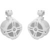 imageRockville Pair RWB70B 250W Marine Wakeboard Tower Speaker 65quot 360 Degree Swivel Waterproof Durable HighFidelity for Boats Jeeps ATVsWHITE