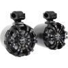 imageRockville Pair WB65 Black 65quot 600W Metal Marine Wakeboard Tower Speakers 4 Ohm Waterproof 360Degree Swivel Durable Build for Boats ATVs UTVsBlack