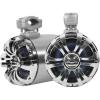 imageRockville Pair WB65 Black 65quot 600W Metal Marine Wakeboard Tower Speakers 4 Ohm Waterproof 360Degree Swivel Durable Build for Boats ATVs UTVsSilver
