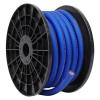 imageRockville R0G30RED 0 Gauge 30ft PowerGround Wire Cable High Conductivity Flexible PVC Jacket Noise Reduction Show Car Performance for Car Audio EnthusiastsBlue