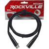 imageRockville RDX3M5 3 Pin DMX Lighting Cable 5 Ft 100 OFC Copper 120 Ohm Female to Male Flexible Durable for DJs and Stage Lighting