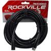 imageRockville RDX3M50 50ft 3 Pin DMX Lighting Cable 100 OFC Copper Female to Male XLR Durable PVC Jacket Low Signal Loss LongLasting for Stage Lighting and Live Events