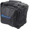 imageRockville RLB90 Universal Travel Bag for 2 Slim LED Par Lights Controller and Cables ExtraThick Padding Removable Dividers Zippered Pockets for DJs and Mobile Entertainers