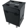 imageRockville RMH2C Case for 2 Large Moving Head Lights Customizable Foam BuiltIn Wheels Butterfly Latches for DJs and Event Lighting ProfessionalsBlack