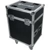 imageRockville RMH2C Case for 2 Large Moving Head Lights Customizable Foam BuiltIn Wheels Butterfly Latches for DJs and Event Lighting ProfessionalsWhite