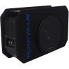 imageRockville RMW8P 8quot 800W Peak  200W RMS Shallow Car Subwoofer with Tunnel Slot Ported Enclosure 4 Ohm Compact MDF Build TalcFilled Poly Cone Deep Bass for Car Audio Enthusiasts