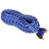 imageRockville RTR254 25 Ft RCA Cables for 4Channel Audio Twisted Pair 100 Copper Split Pin NoiseFree Durable Build for Car Audio and Home Theater2 Channel
