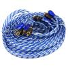 imageRockville RTR254 25 Ft RCA Cables for 4Channel Audio Twisted Pair 100 Copper Split Pin NoiseFree Durable Build for Car Audio and Home Theater4 Channel