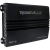 imageRockville RVF2 4Channel Car Amplifier 1200W Peak300W RMS ClassAB MOSFET Adjustable Crossover Bass EQ Perfect for Subwoofers and Car Audio