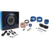 imageRockville RW8CA 8quot 600 Watt UnderSeat Slim Amplified Car Subwoofer Wire Kit