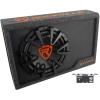 imageRockville RWS12CA 1200W 12quot Amplified Powered Car Subwoofer Enclosure 4 Ohm Slim Design Builtin Amplifier Remote Bass Control for Cars Trucks ampamp SUVs
