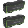 imageRockville Rock Everywhere 15W Portable Bluetooth Speaker IPX6 Splashproof TWS Linking Long Battery Life for Outdoor and Indoor Use 2Piece