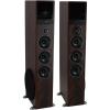 imageRockville TM150W Powered Home Theater Tower Speaker System White 1000W 10quot Subwoofers Bluetooth USBSD Playback FM Radio Remote Control Karaoke Ready Perfect for Home EntertainmentDark Wood