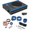 imageRockville USS8 8quot 600w Slim UnderSeat Powered CarTruck Subwoofer SubAmp Kit