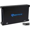 imageRockville dB14 Mono Car Amplifier 4000W ClassD DynoCertified Subsonic Filter EQ Crossover Bass Remote Perfect for Subwoofers and Car Audio