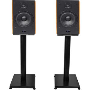 image2 RockvilIe HD5 5quot Powered Bookshelf Speakers Bluetooth Monitors w21 Stands