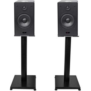 image2 RockvilIe HD5B 5quot Powered Bookshelf Speakers Bluetooth Monitors w21 Stands