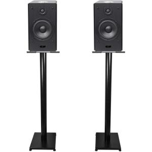 image2 RockvilIe HD5B 5quot Powered Bookshelf Speakers Bluetooth Monitors w37 Stands