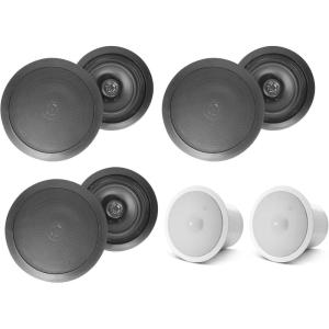 image6 HC85 8quot 700 Watt Black inCeiling Home Theater SpeakersJBL Subwoofers