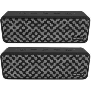 imageRockville 2 Faze Black 50w Portable Bluetooth Speakers wTWS Wireless Linking