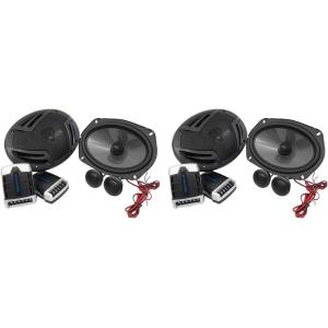 imageRockville 2 Pairs RV692C 6x9 Component Car Speakers 2000w110w RMS CEA Rated