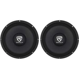 imageRockville 2 RM108PRO 10quot 1200 Watt 8Ohm SPL Car Midrange MidBass Pro Speakers
