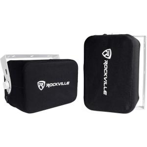 imageRockville 2 RWBC65S Neoprene Covers for Select 65quot OutdoorPatioBoat Speakers