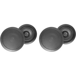 imageRockville 4 HC655 65quot 500 Watt Black inCeiling Home Theater Speakers 8 Ohm