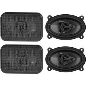 imageRockville 4 RV463A 4x6 3Way Car Speakers 1000 Watts140 Watts RMS CEA Rated