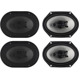 imageRockville 4 RV683A 6x8 3Way Car Speakers 1800 Watts340 Watts RMS CEA Rated