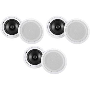 imageRockville 6 HC85 8quot Inch 700 Watt inCeiling Home Theater Speakers 8 Ohm